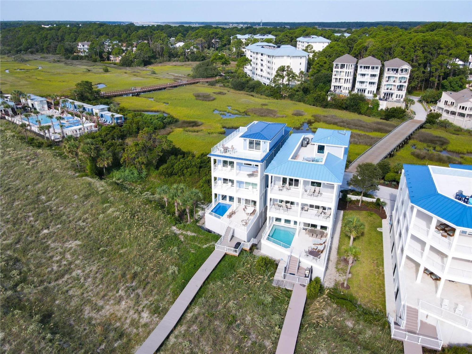 8 Terra Bella Trace- Oceanfront, 6 Primary Rooms, Pool, Roof Top, Free Activities Included Hilton Head Island Kültér fotó